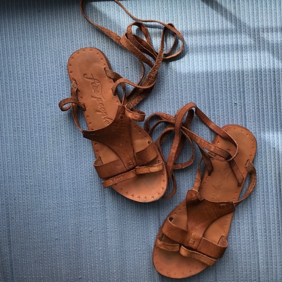 free people leather sandals